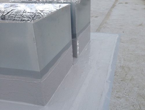 Flachdach - Abdichtung mit Flüssigkunstoff