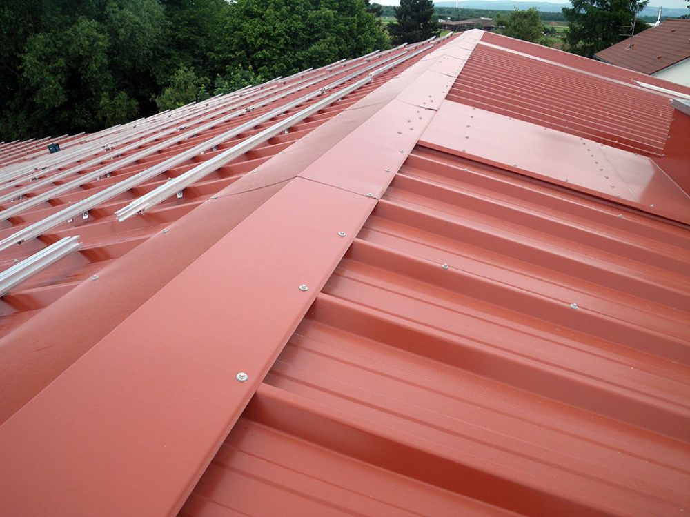 Trapezblechdach - Rest Bedachungen GmbH - Trapezblechdach für Halle